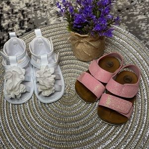 Baby shoes, my baby wore them a few times. For 6 to 12 months